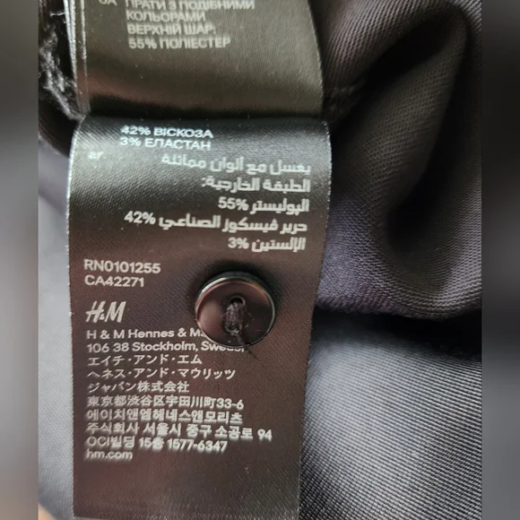 H&M Women's Off The Shoulder Mini Bodycon Dress. Size 6 - Picture 8 of 8